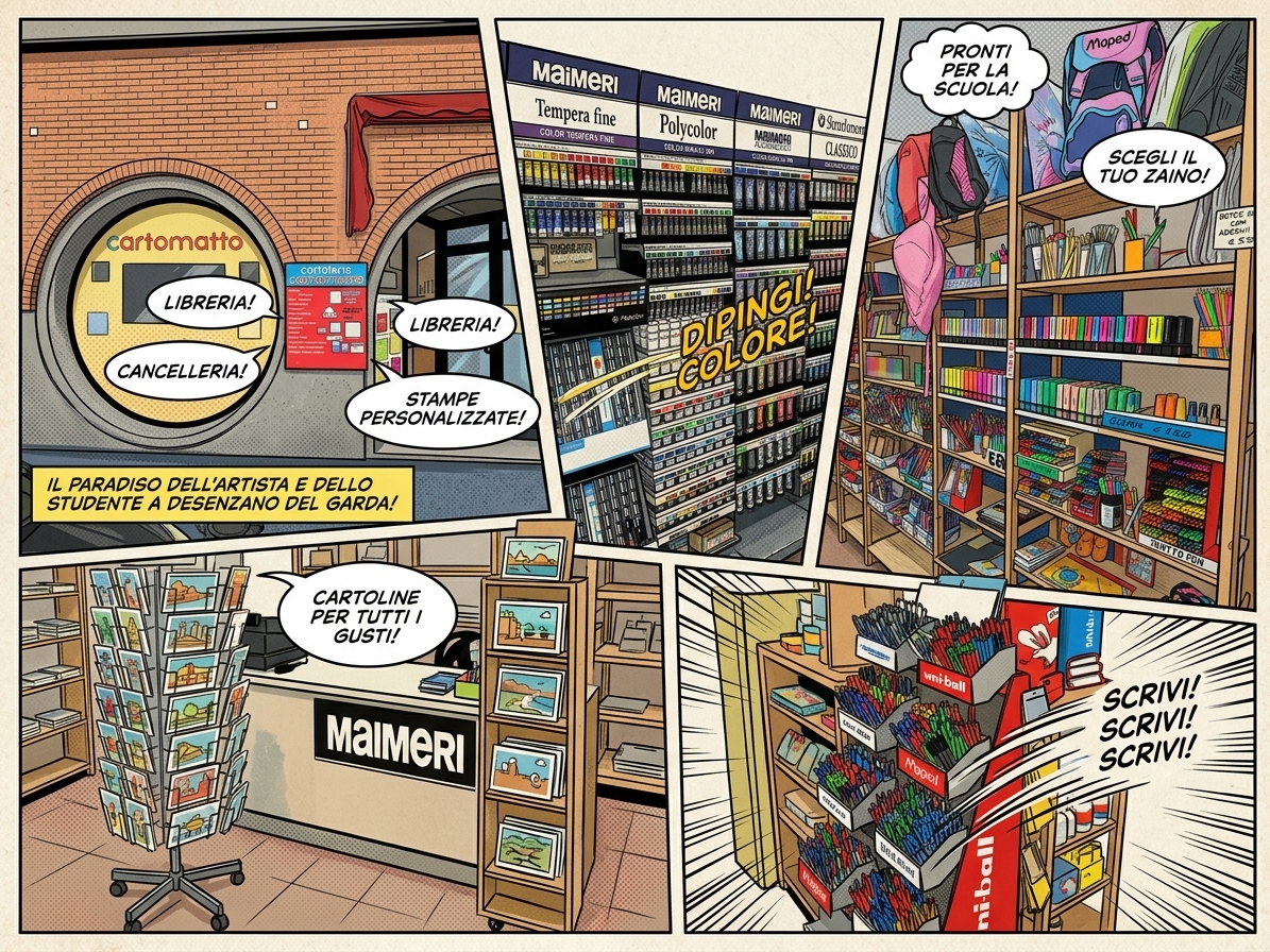il mondo di cartomatto a fumetti